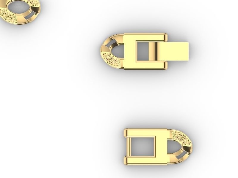 diamond Cuban chain bracelet stl verified 3D print model_15