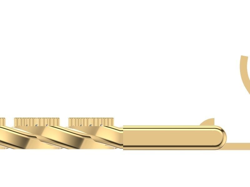 diamond Cuban chain bracelet stl verified 3D print model_9