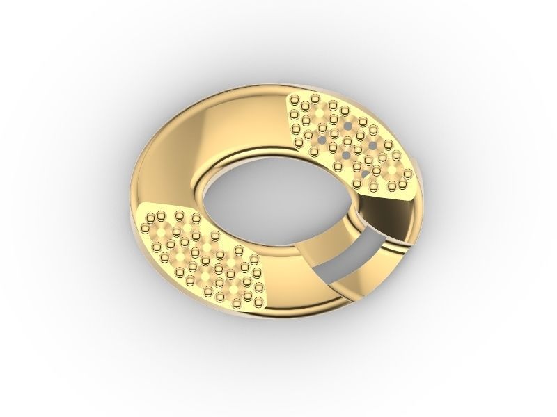 diamond Cuban chain bracelet stl verified 3D print model_3