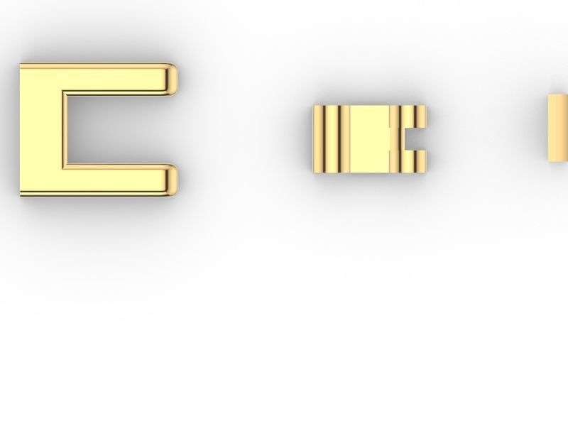 diamond Cuban chain bracelet stl verified 3D print model_14