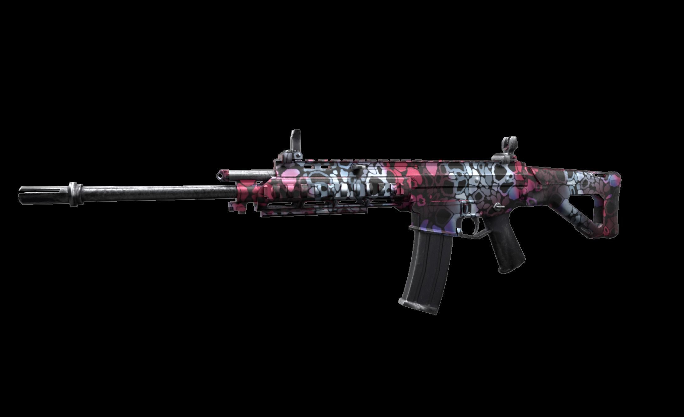 ACR - Rifle Weapon Low-poly 3D model_5