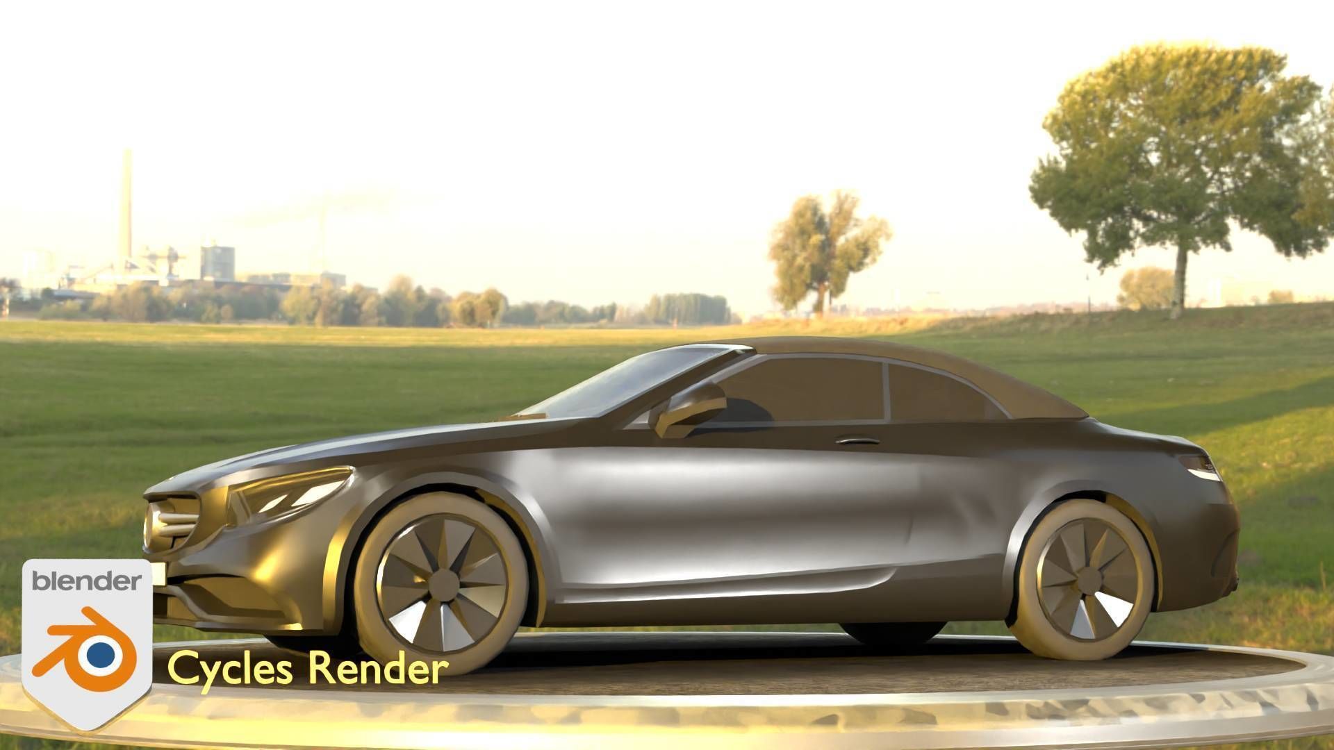 City Car 9 Top-Class Type-A Black Low-poly 3D model_86