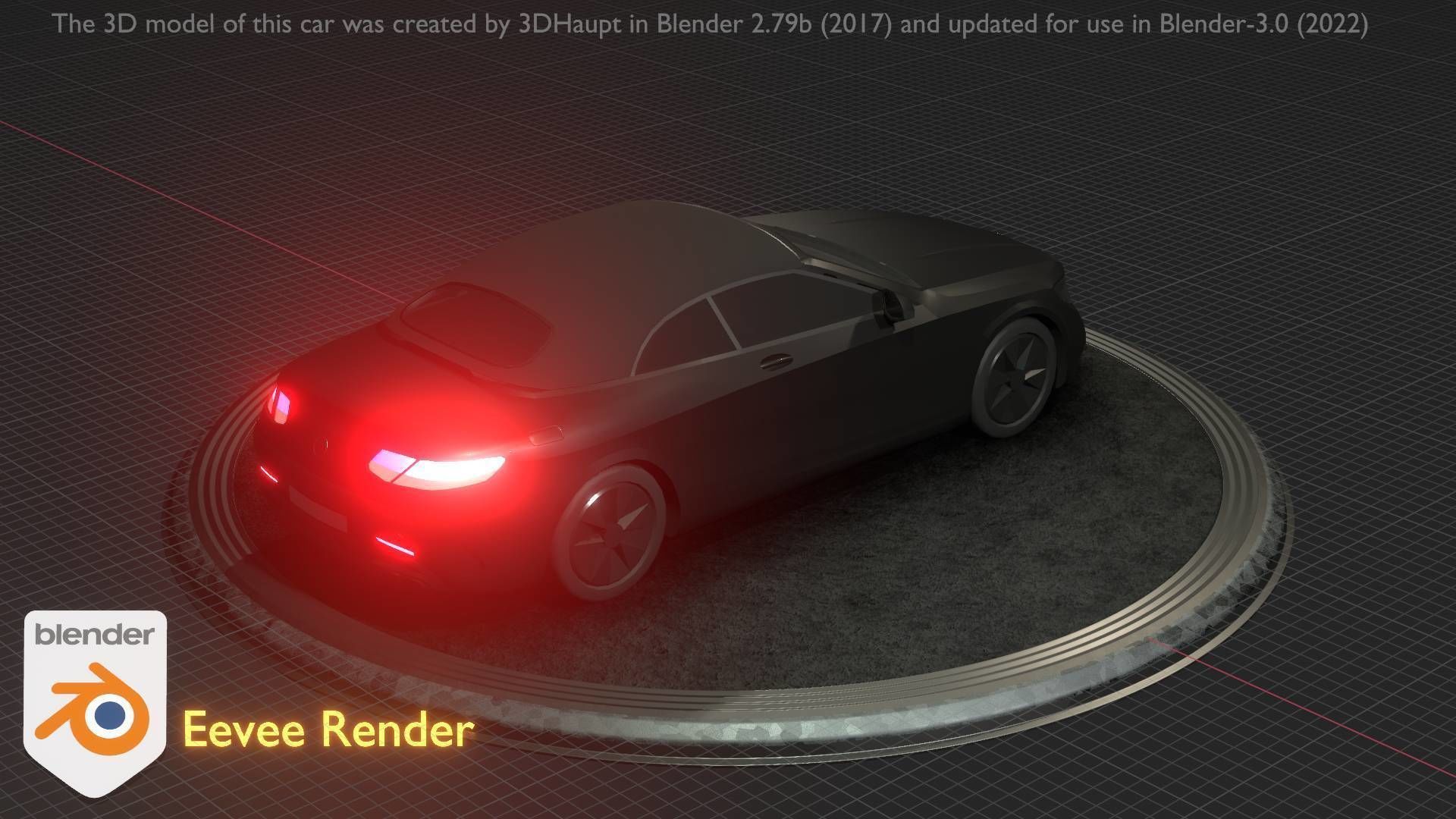 City Car 9 Top-Class Type-A Black Low-poly 3D model_79