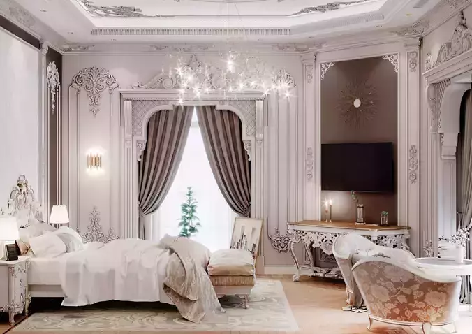 Classic style bedroom