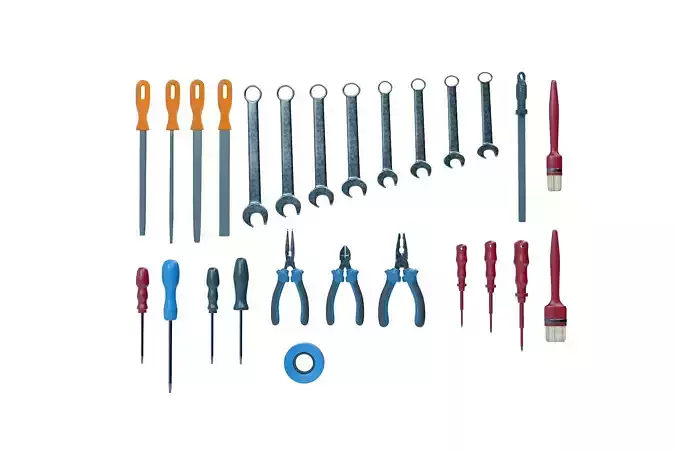 Tools electrical 3D model