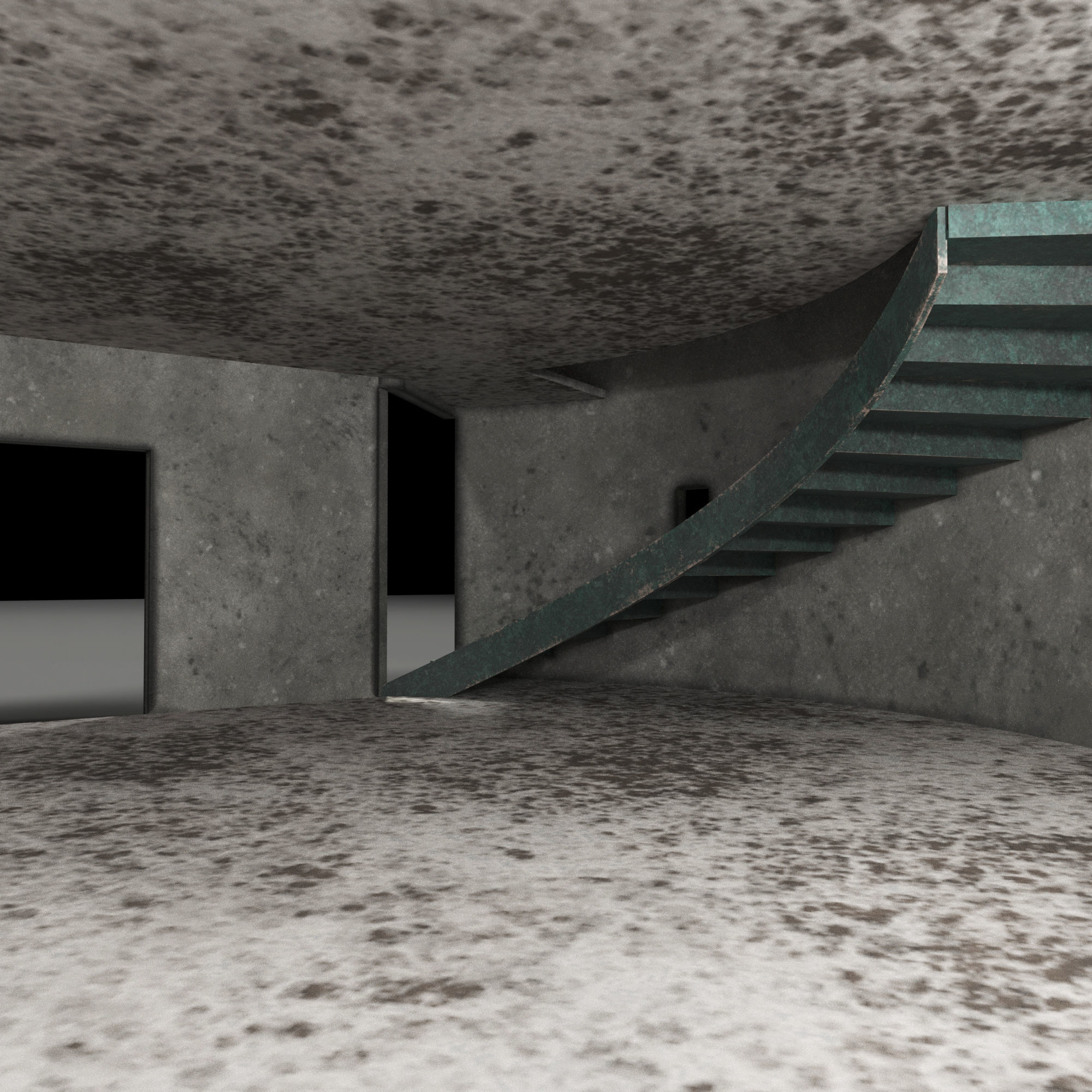 Old Castle Low-poly 3D model_7