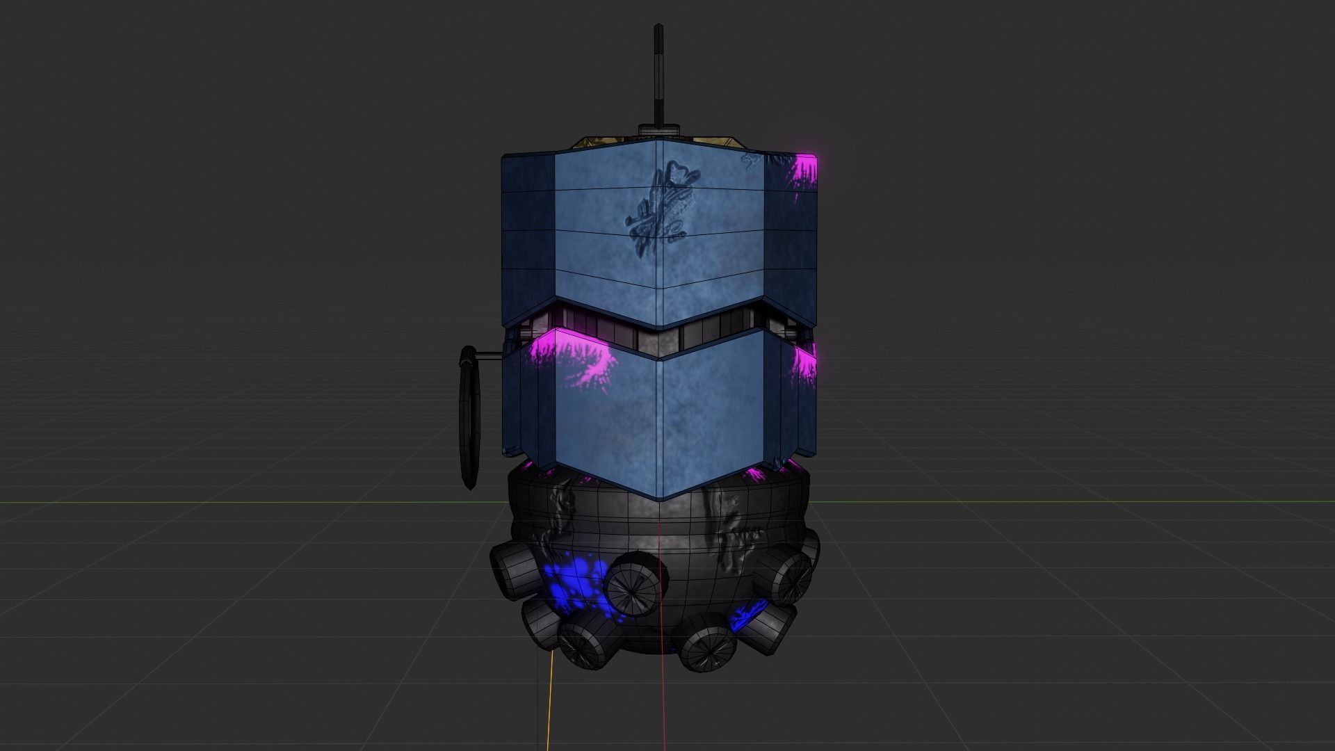 Grenade game game ready PBR Low-poly 3D model_7