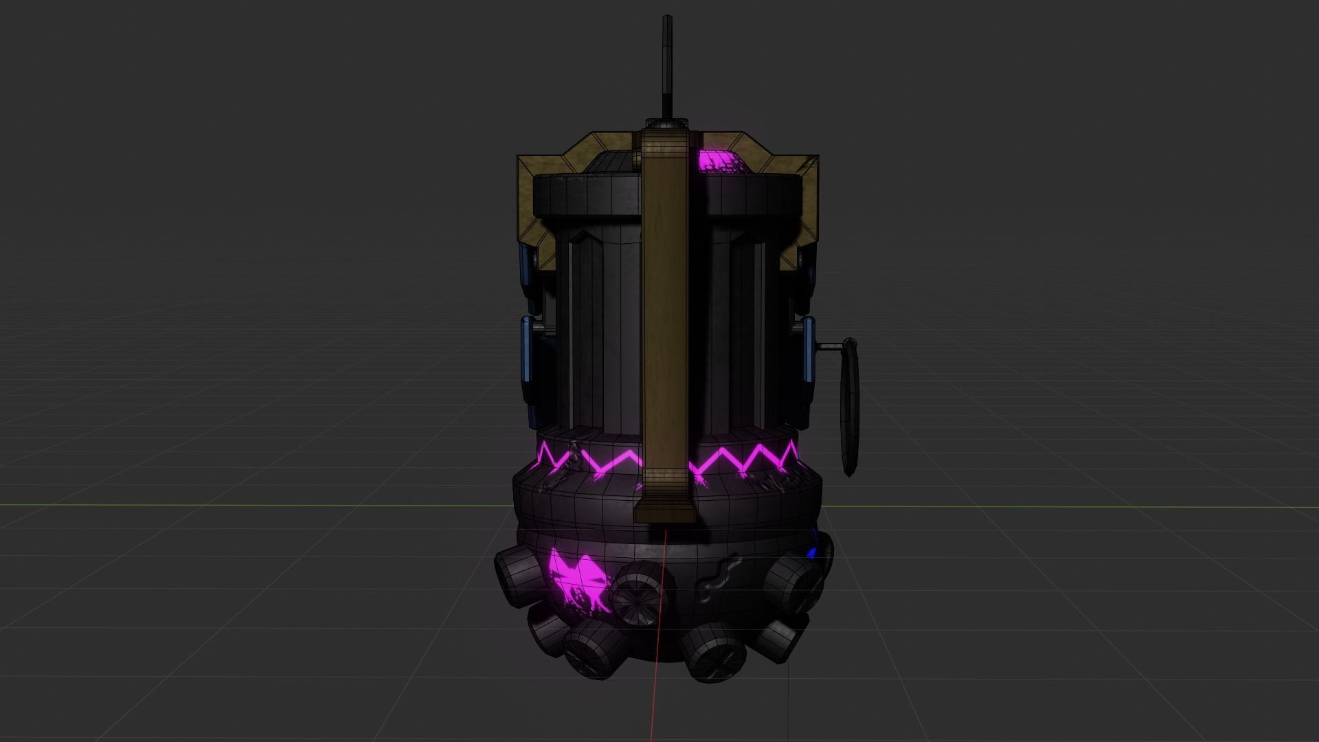 Grenade game game ready PBR Low-poly 3D model_6