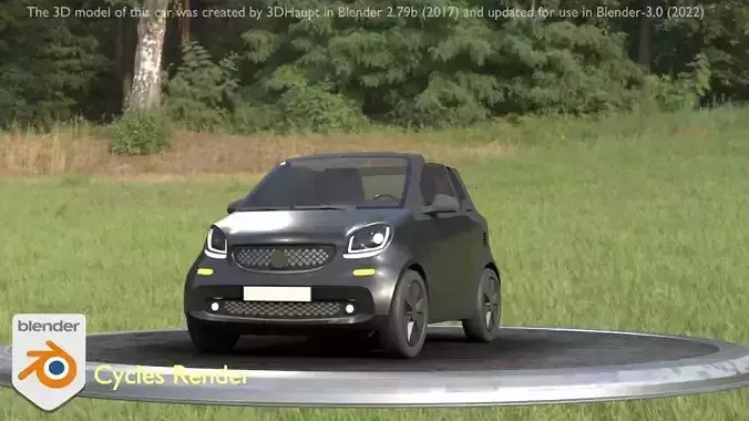 City Car 10 Small Cabrio Open Type-E Black