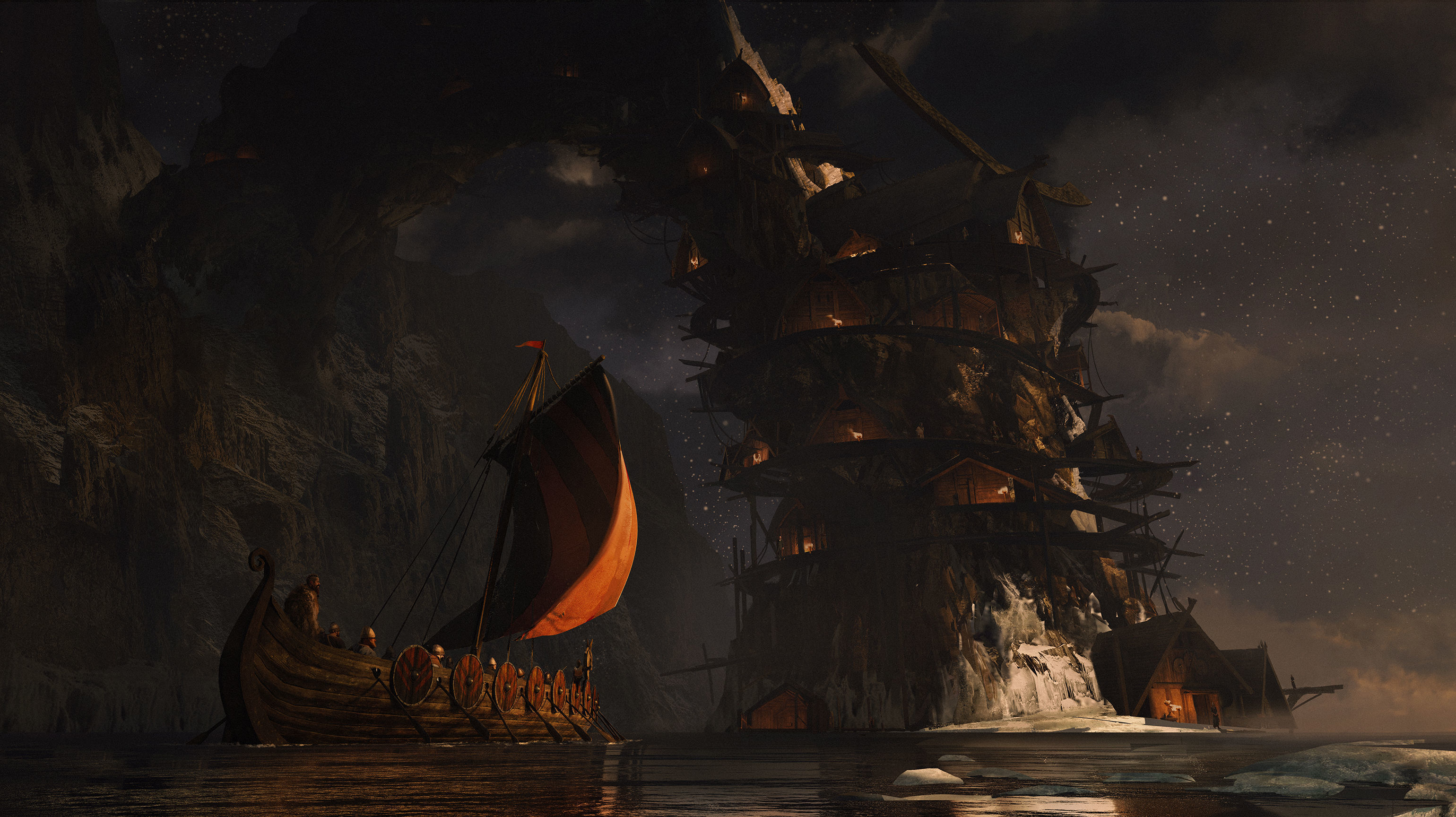 Viking Village Pack and Kit  3D model_2