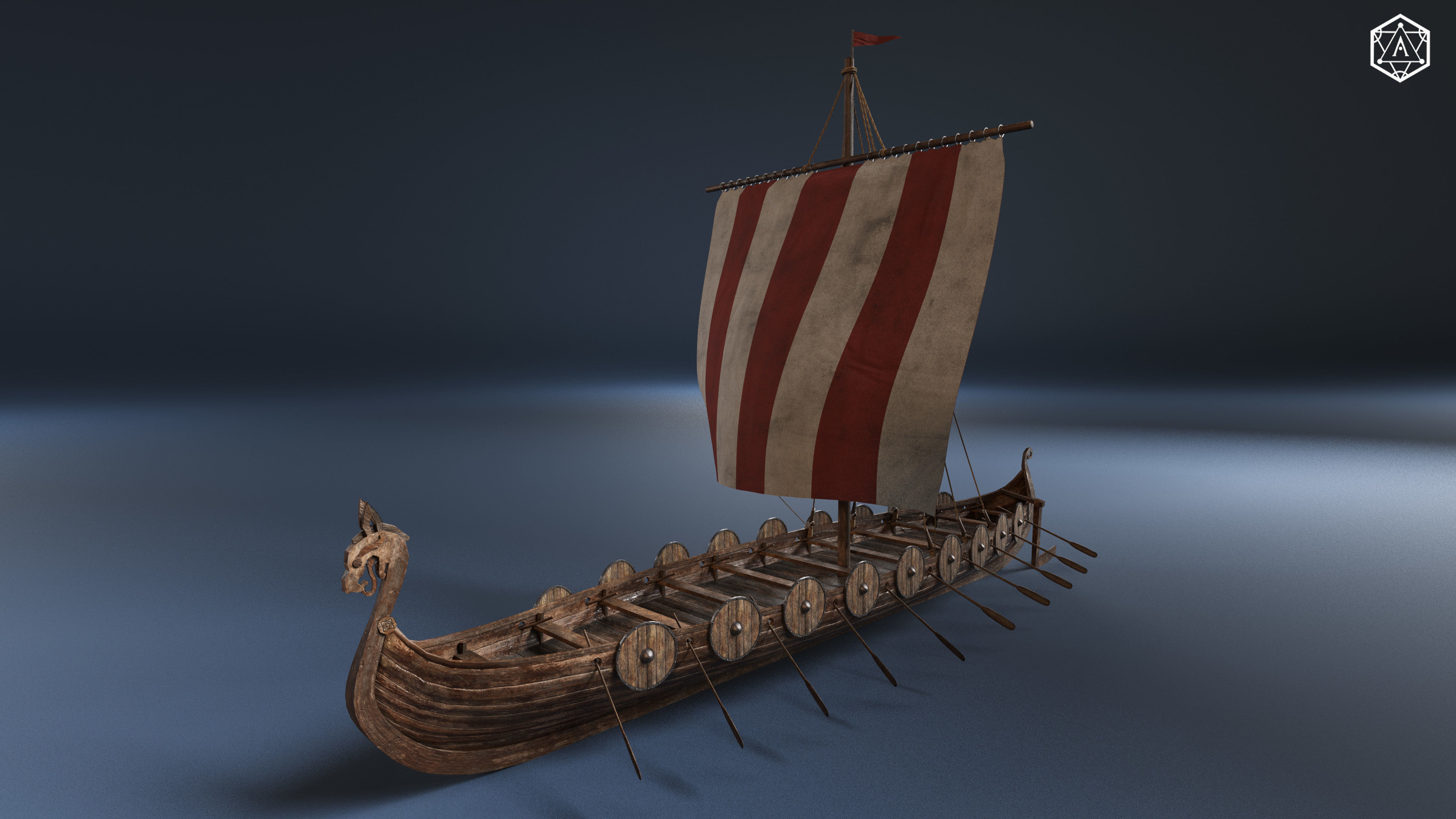 Viking Village Pack and Kit  3D model_4