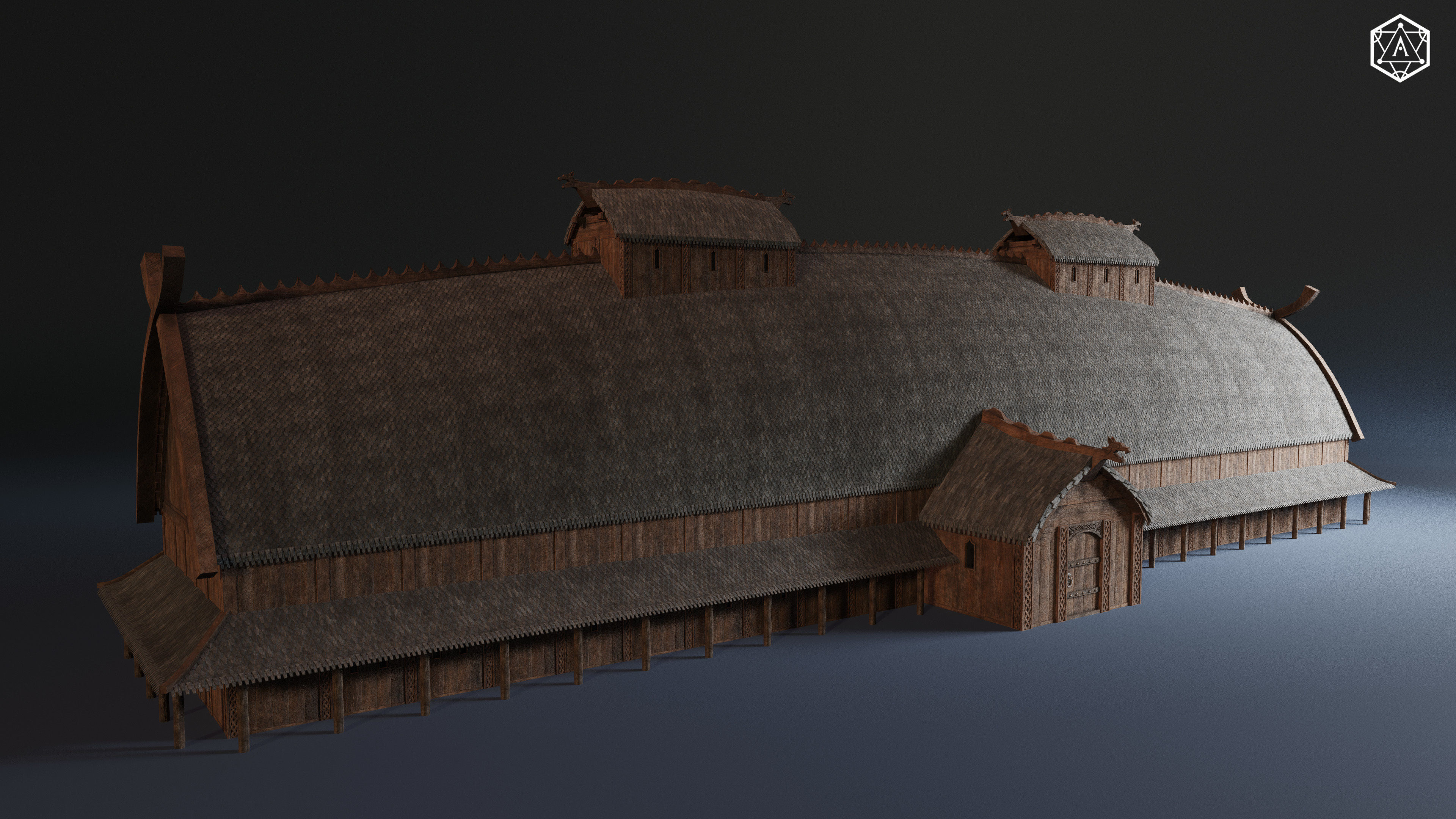Viking Village Pack and Kit  3D model_7