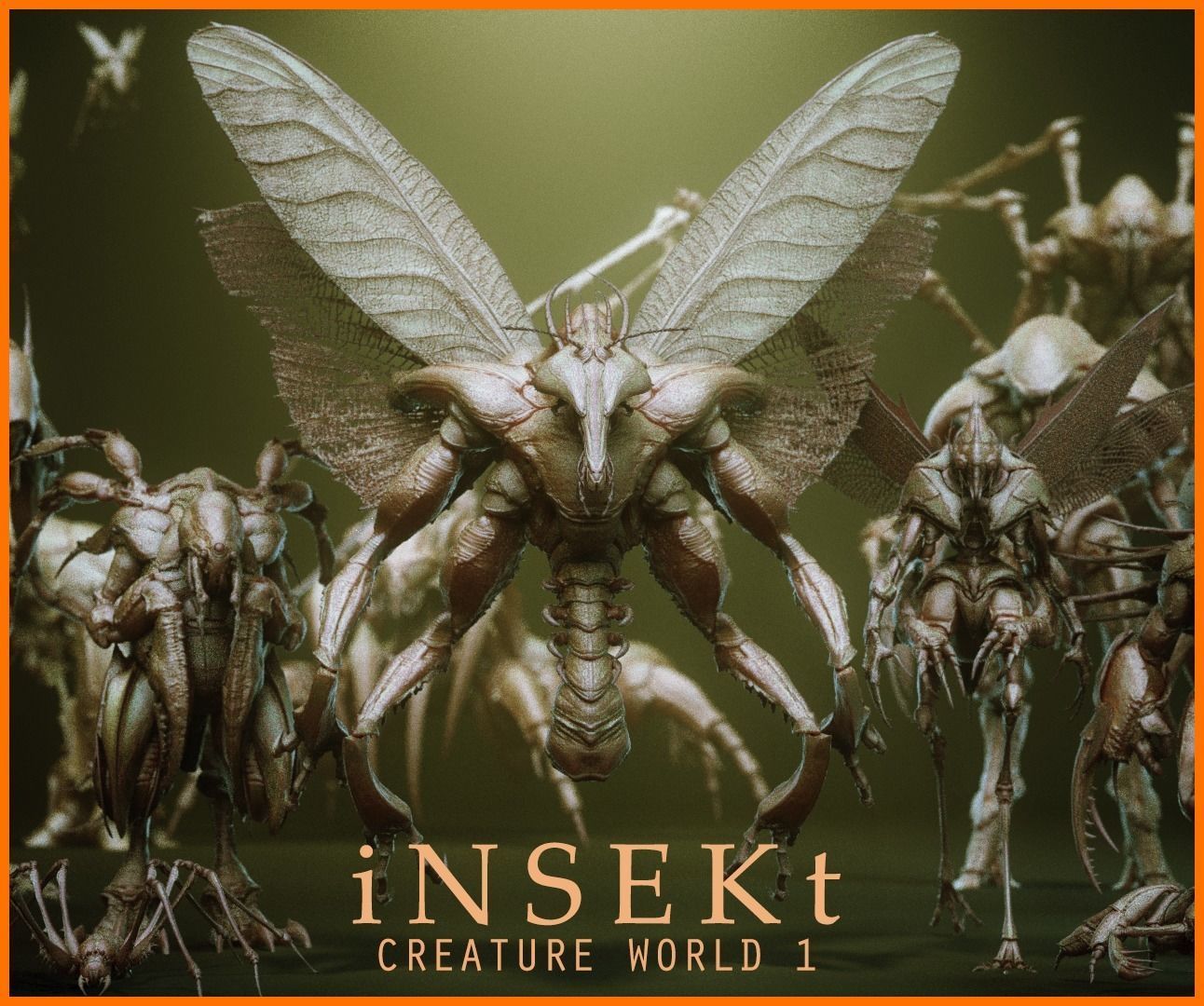iNSEKt 150 monster parts 3D model_0