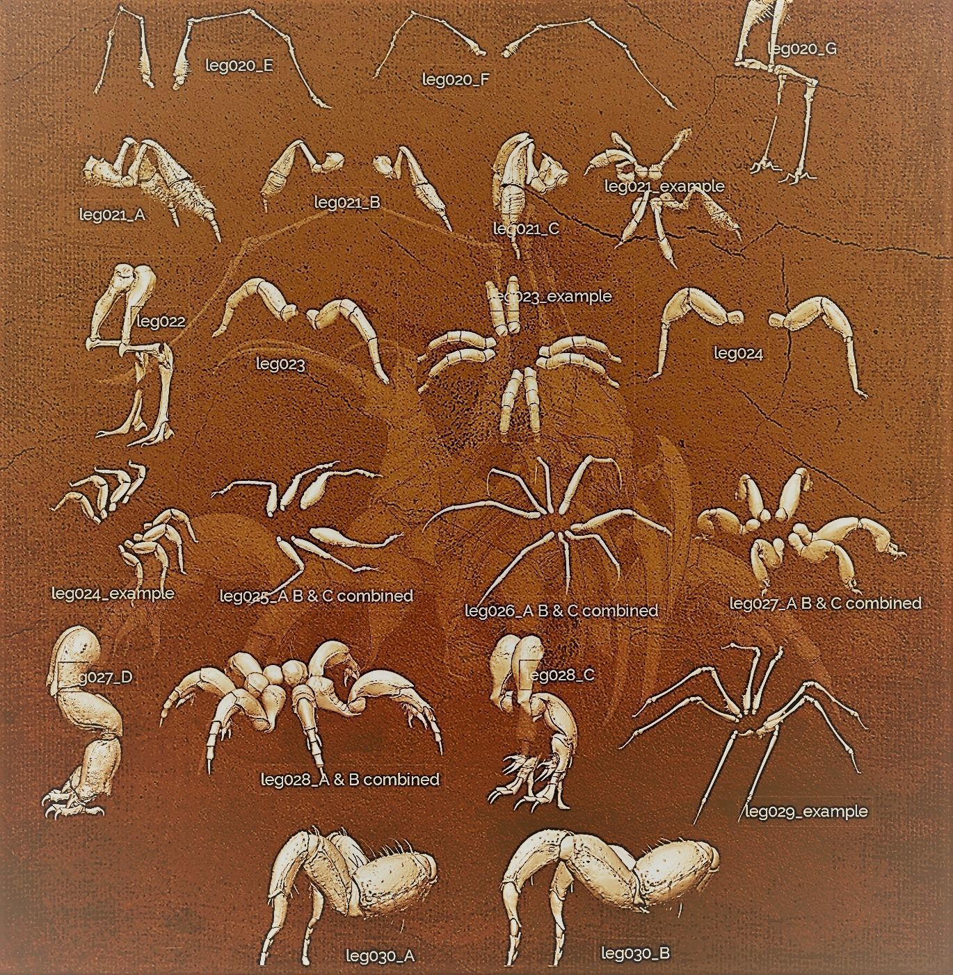 iNSEKt 150 monster parts 3D model_93