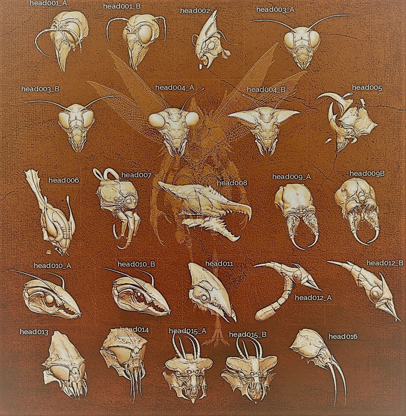 iNSEKt 150 monster parts 3D model_89