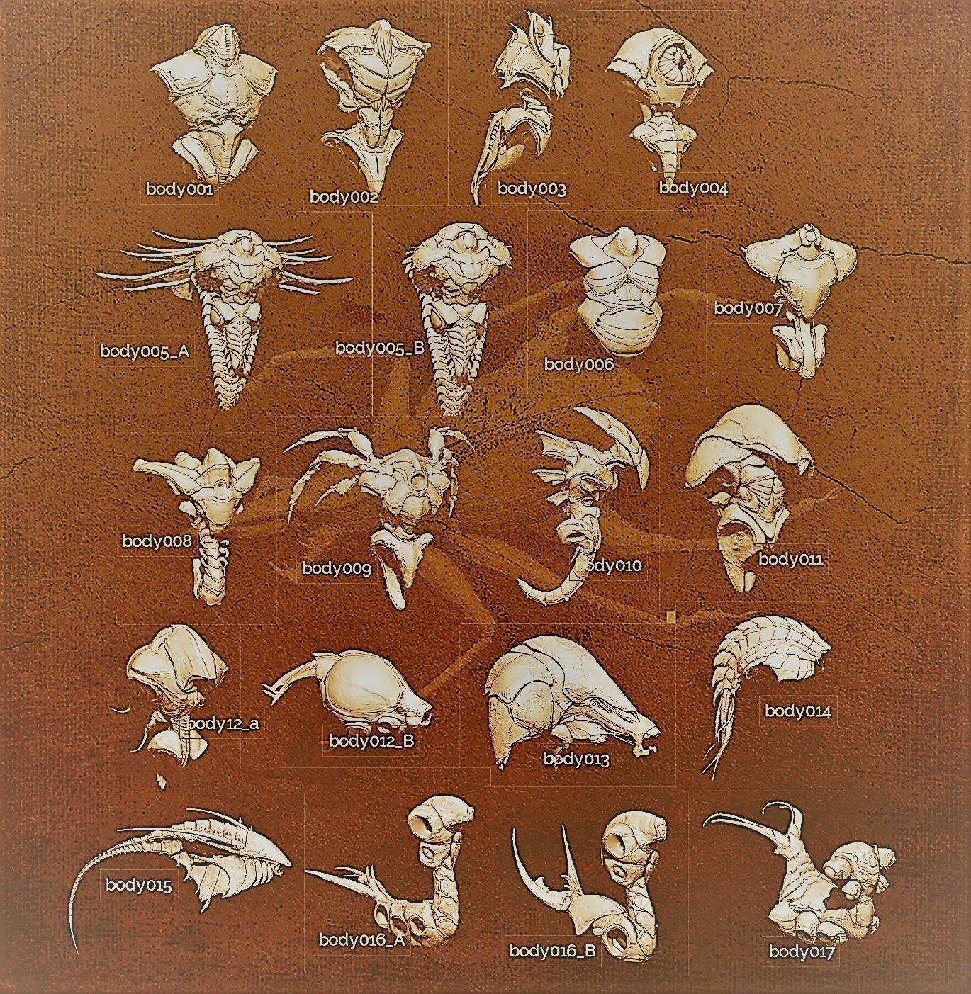 iNSEKt 150 monster parts 3D model_82