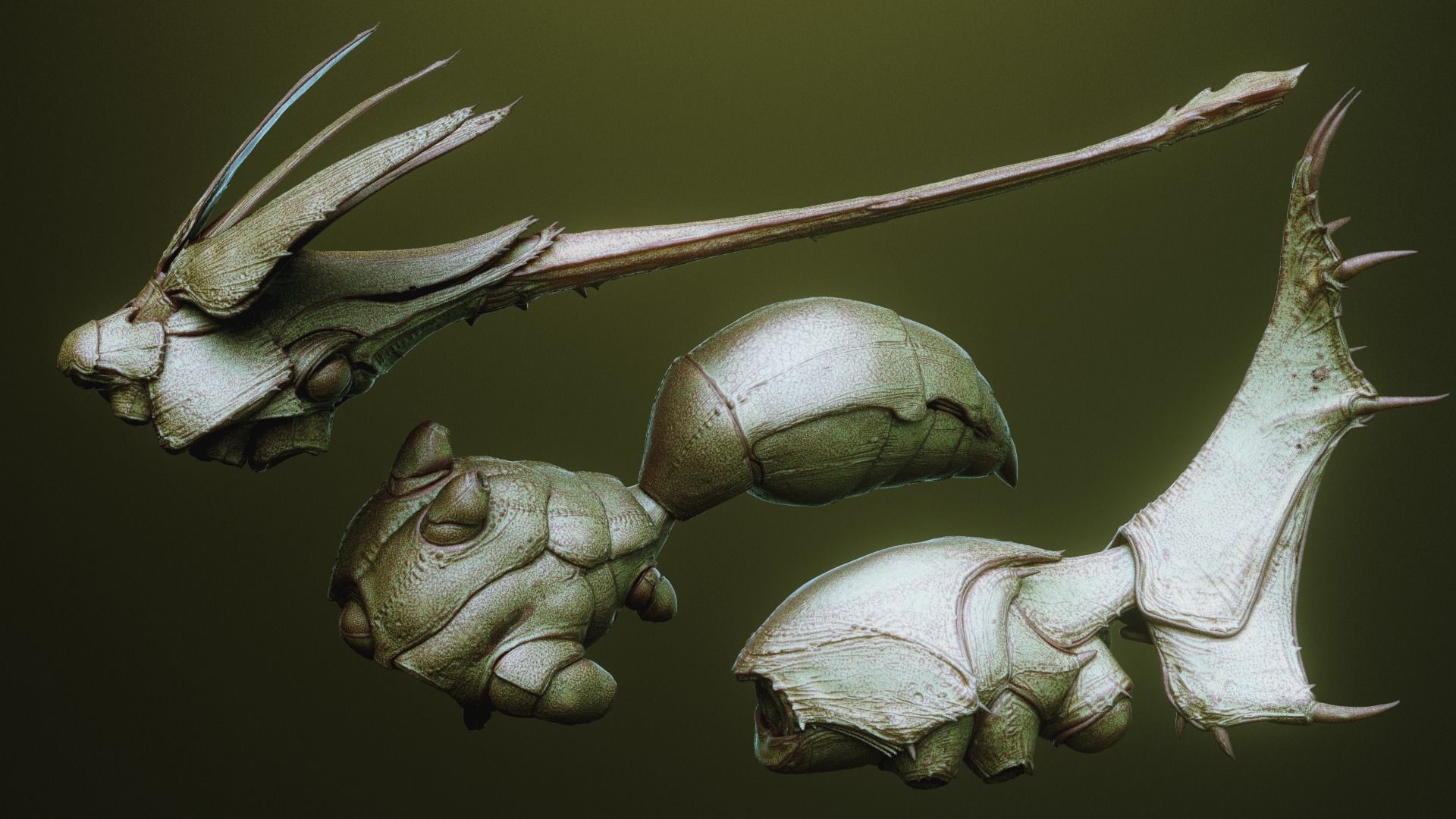 iNSEKt 150 monster parts 3D model_55