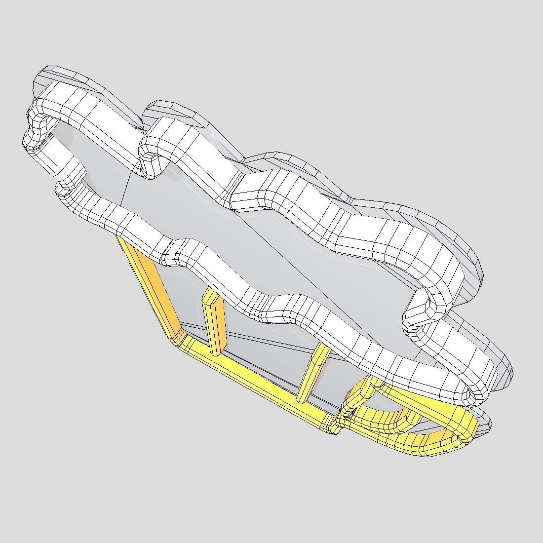 Neon Sign Beer Low-poly 3D model_8