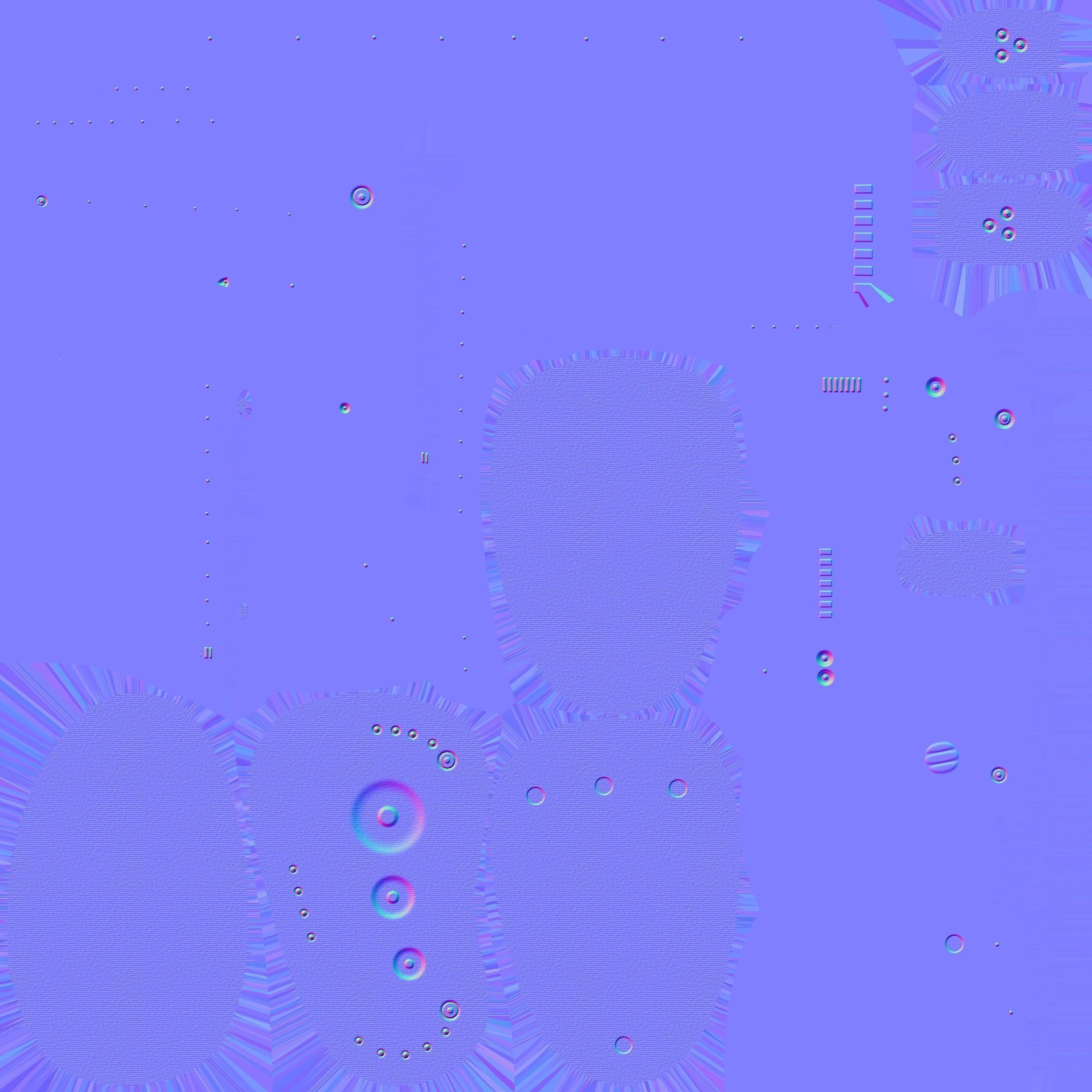 SciFi Glasses E06 White Red - Character Design Fashion Low-poly 3D model_24