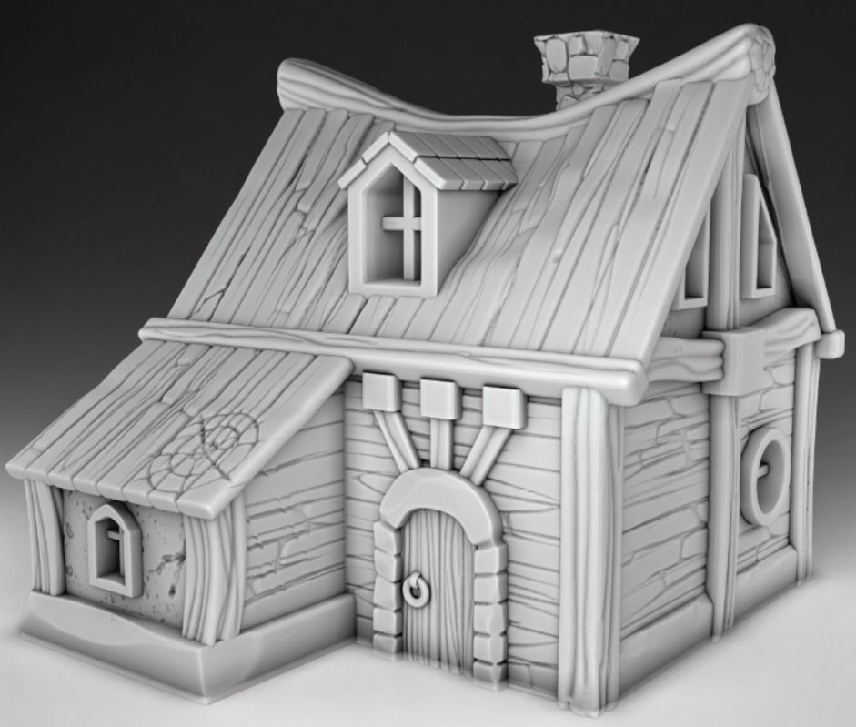 Full set - farm houses 3D print model_4