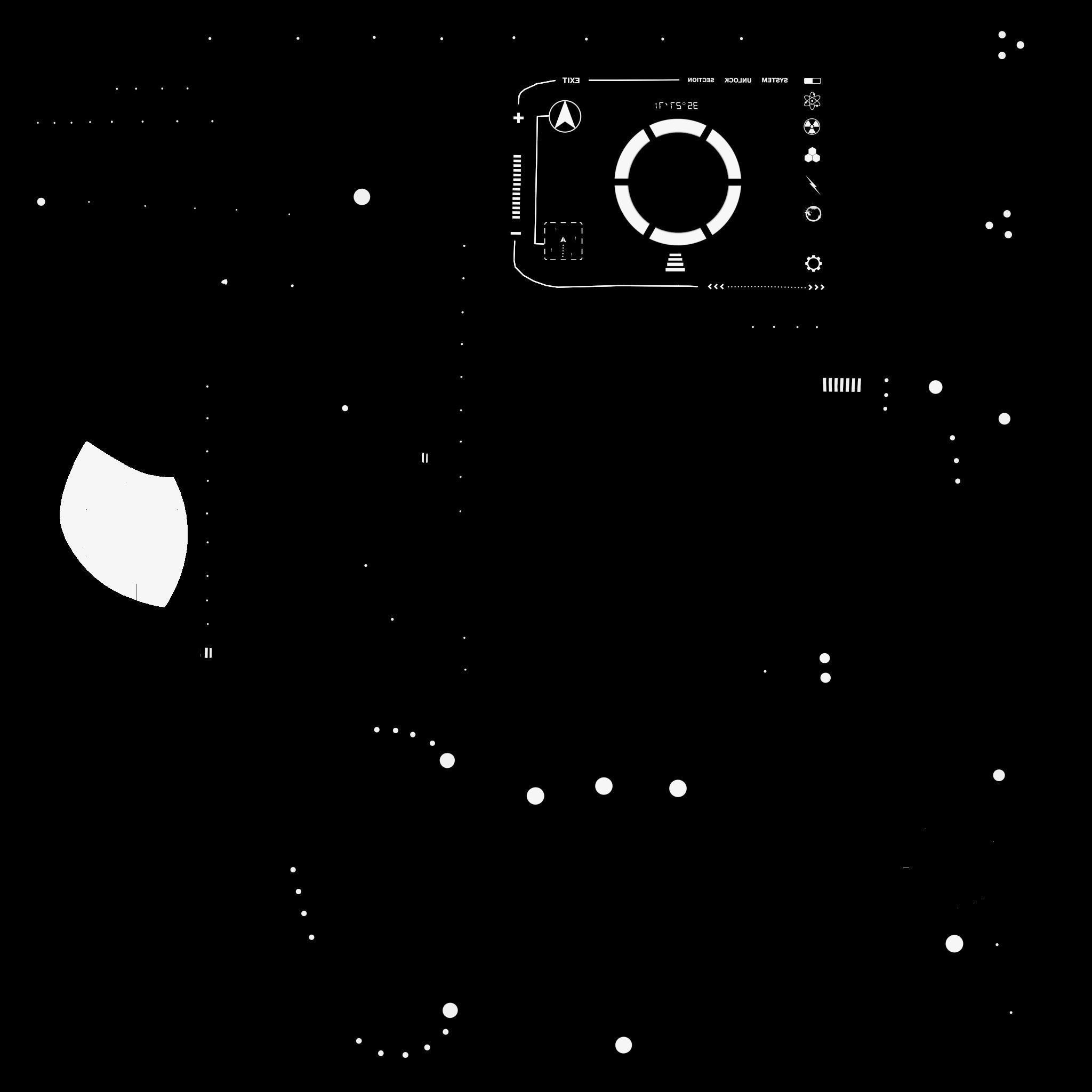 SciFi Glasses E08 Gray White - Character Design Fashion Low-poly 3D model_21