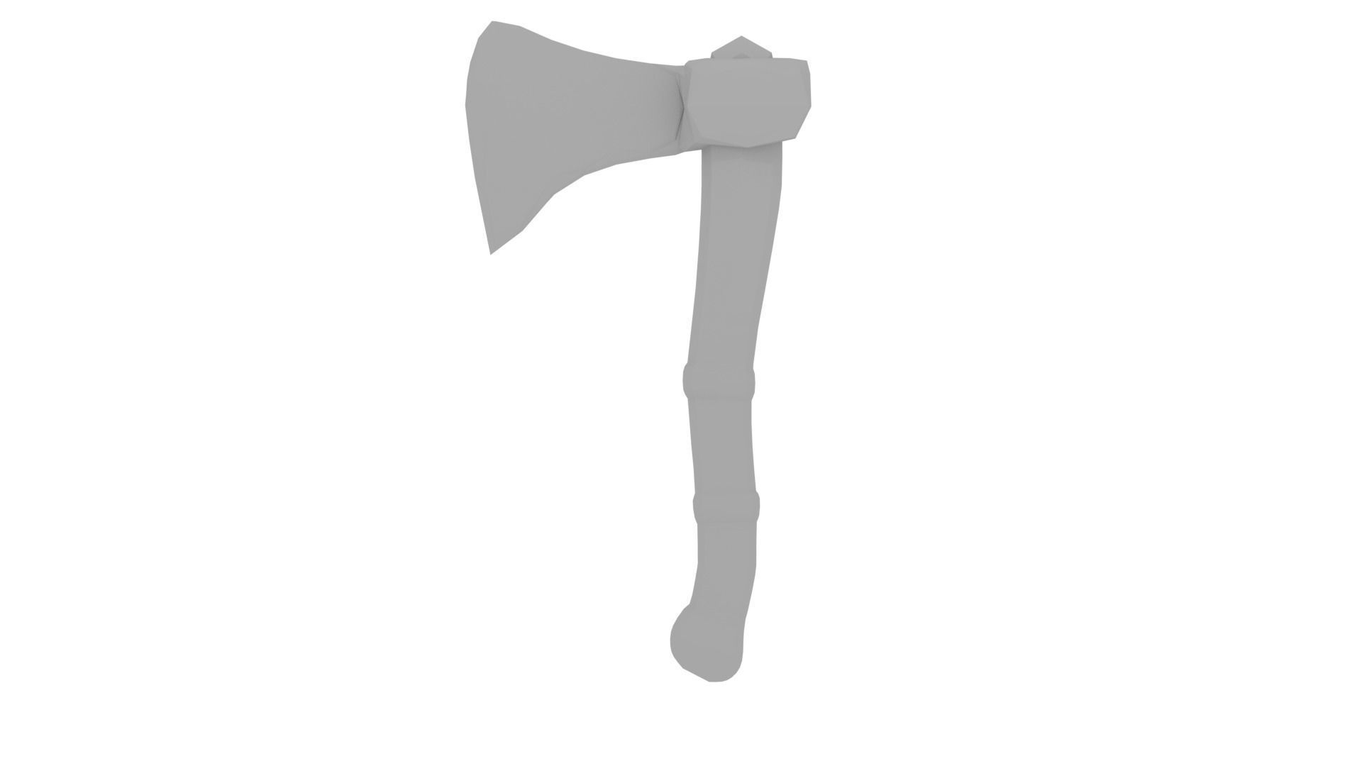 War Axe 3D 3D model_1