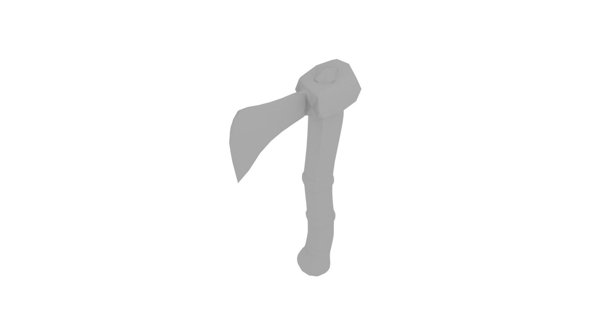 War Axe 3D 3D model_3