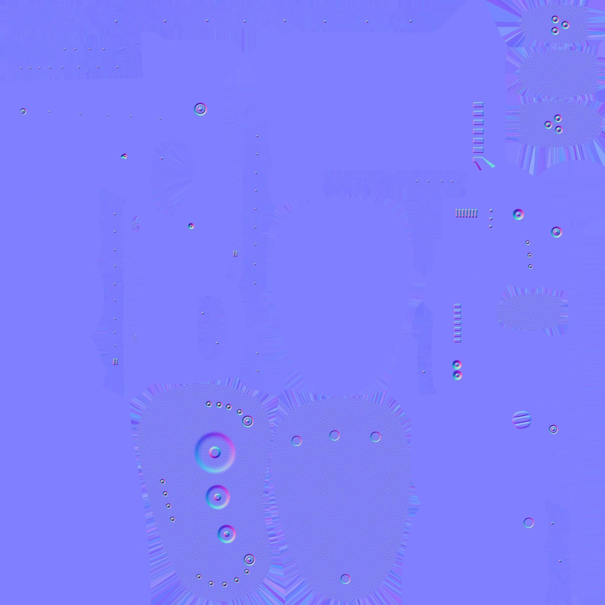 SciFi Glasses E09 Black Blue - Character Design Fashion Low-poly 3D model_24