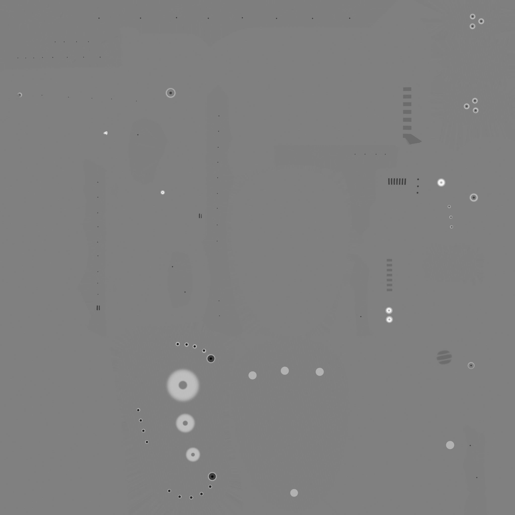 SciFi Glasses E09 Black Blue - Character Design Fashion Low-poly 3D model_22