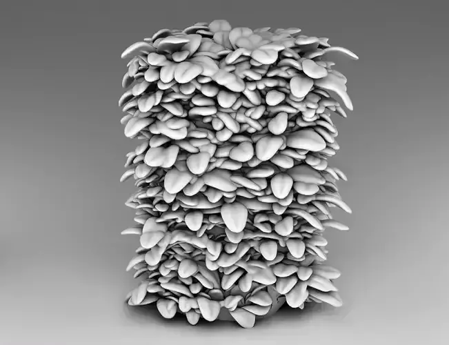 Bush and haystack 3D print model