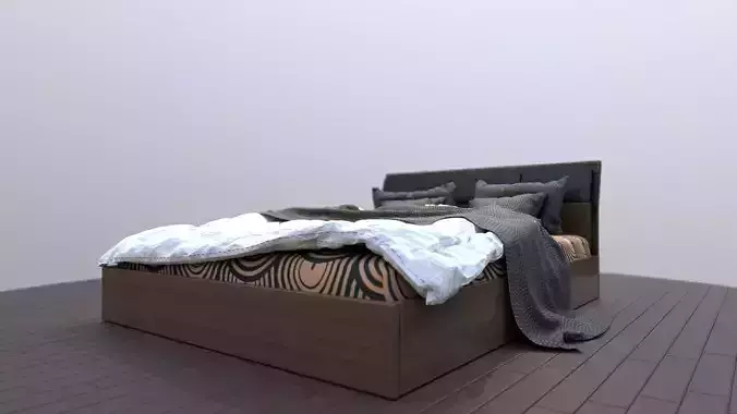 Comfort Bed 3D model