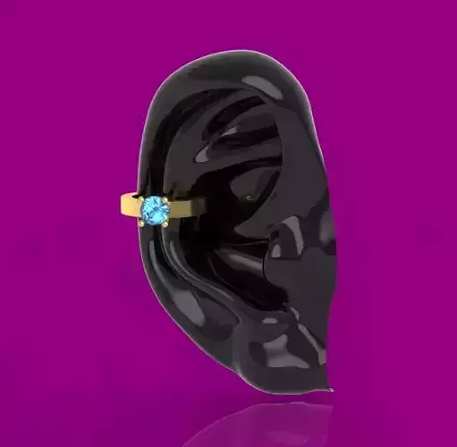 Ear Cuff Earrings 3D Print Model