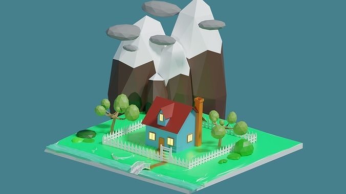 Low Poly Nature Asset  3D model