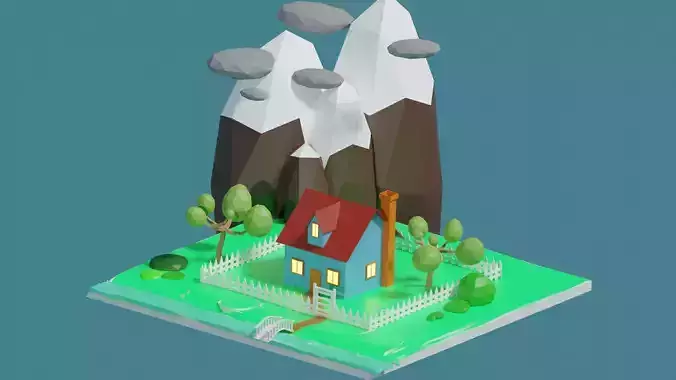 Low Poly Nature Asset 