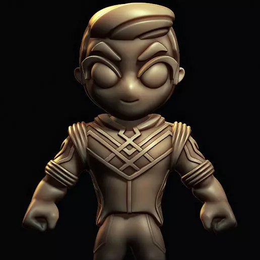 Shang Chi Simu Liu 3D print model_0