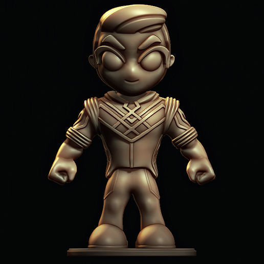 Shang Chi Simu Liu 3D print model_2