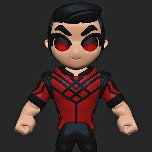 Shang Chi Simu Liu 3D print model_1