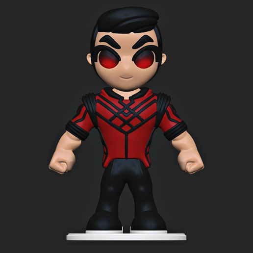Shang Chi Simu Liu 3D print model_3