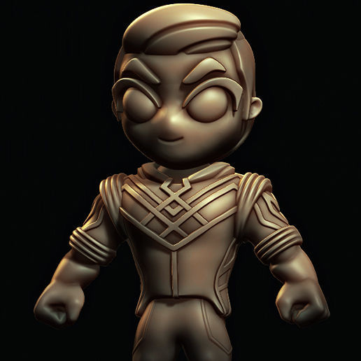Shang Chi Simu Liu 3D print model_4