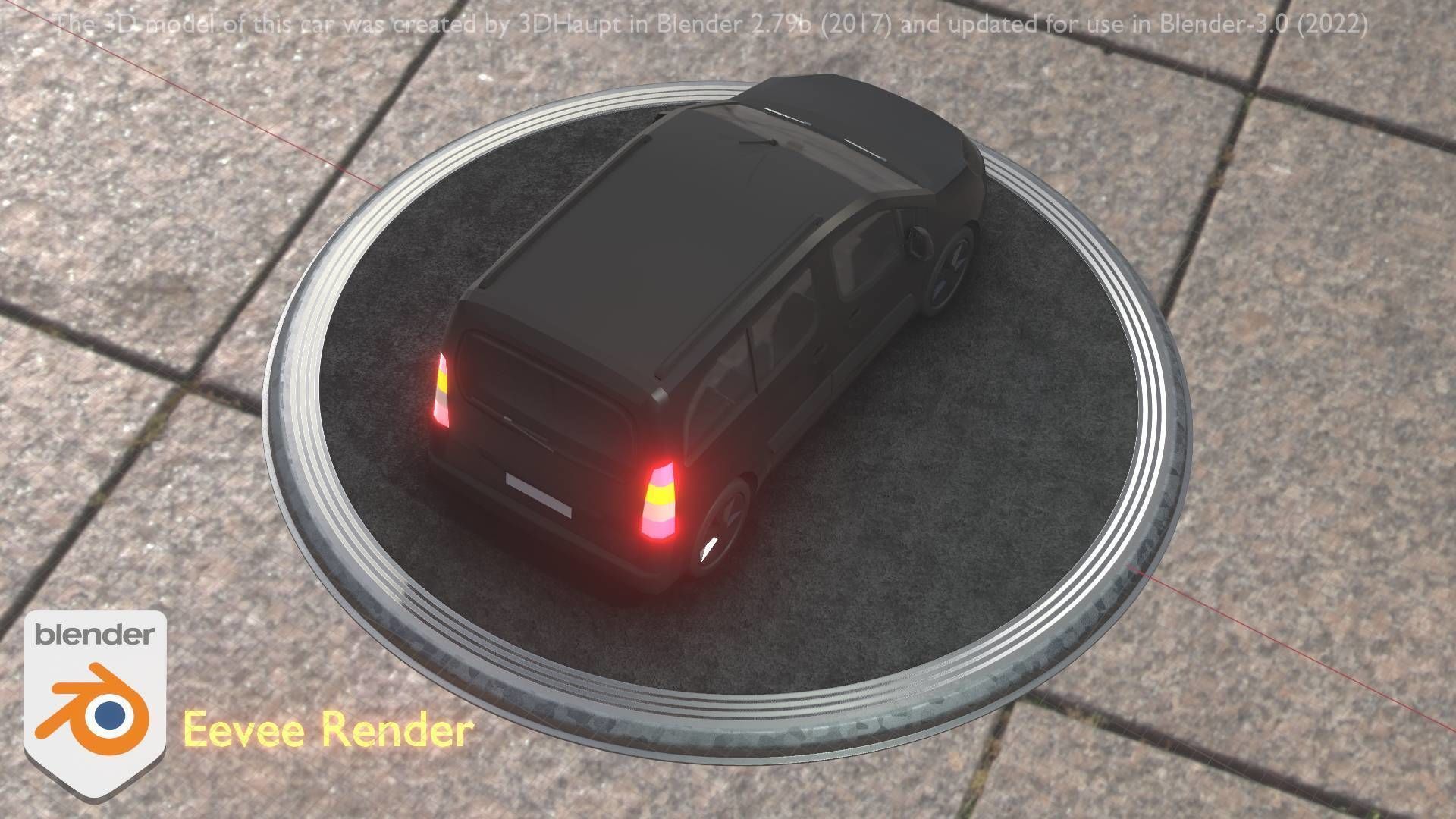 City Cars All Types A B C D E Black 3D Model Collection_105