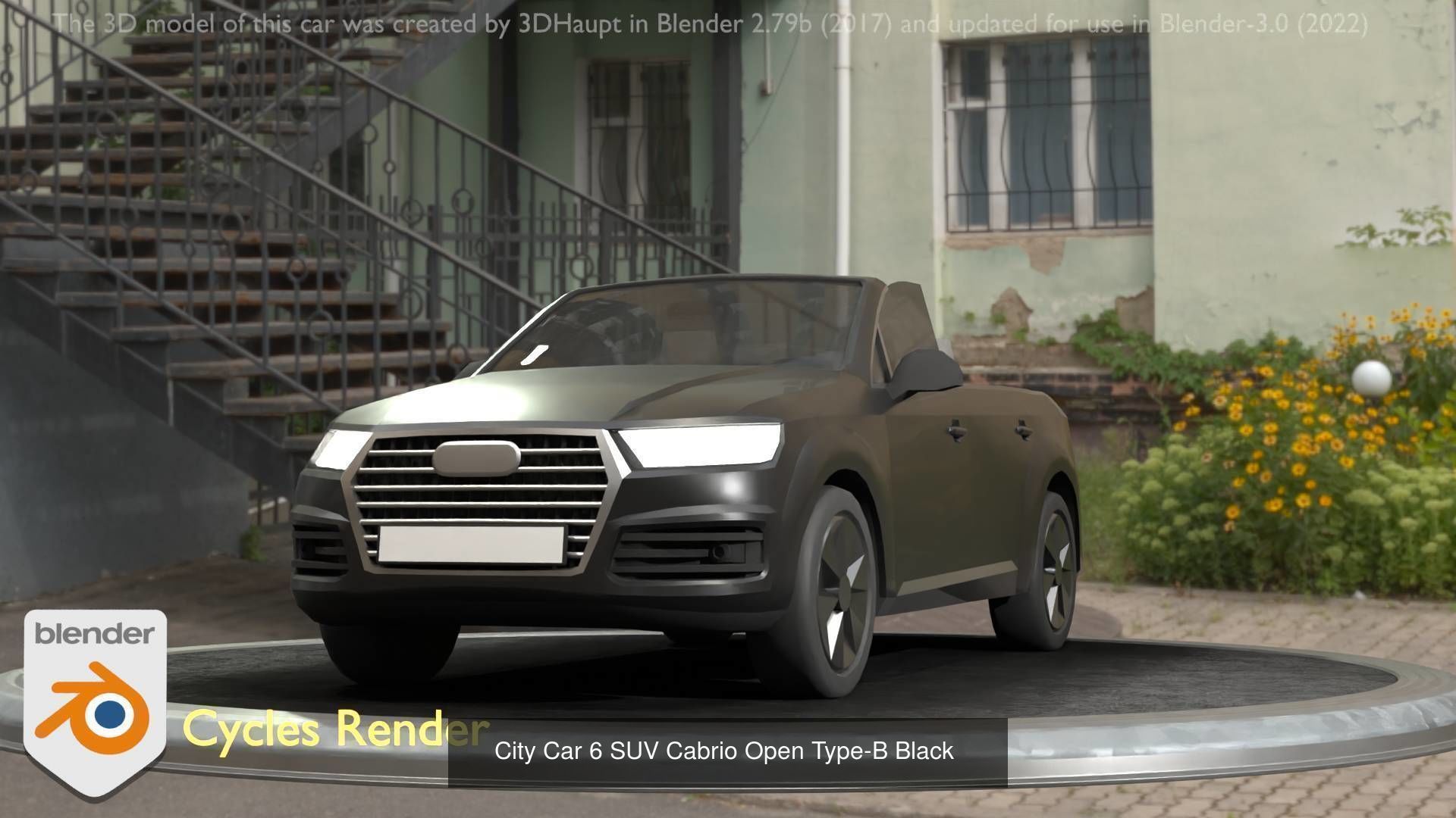 City Cars All Types A B C D E Black 3D Model Collection_18