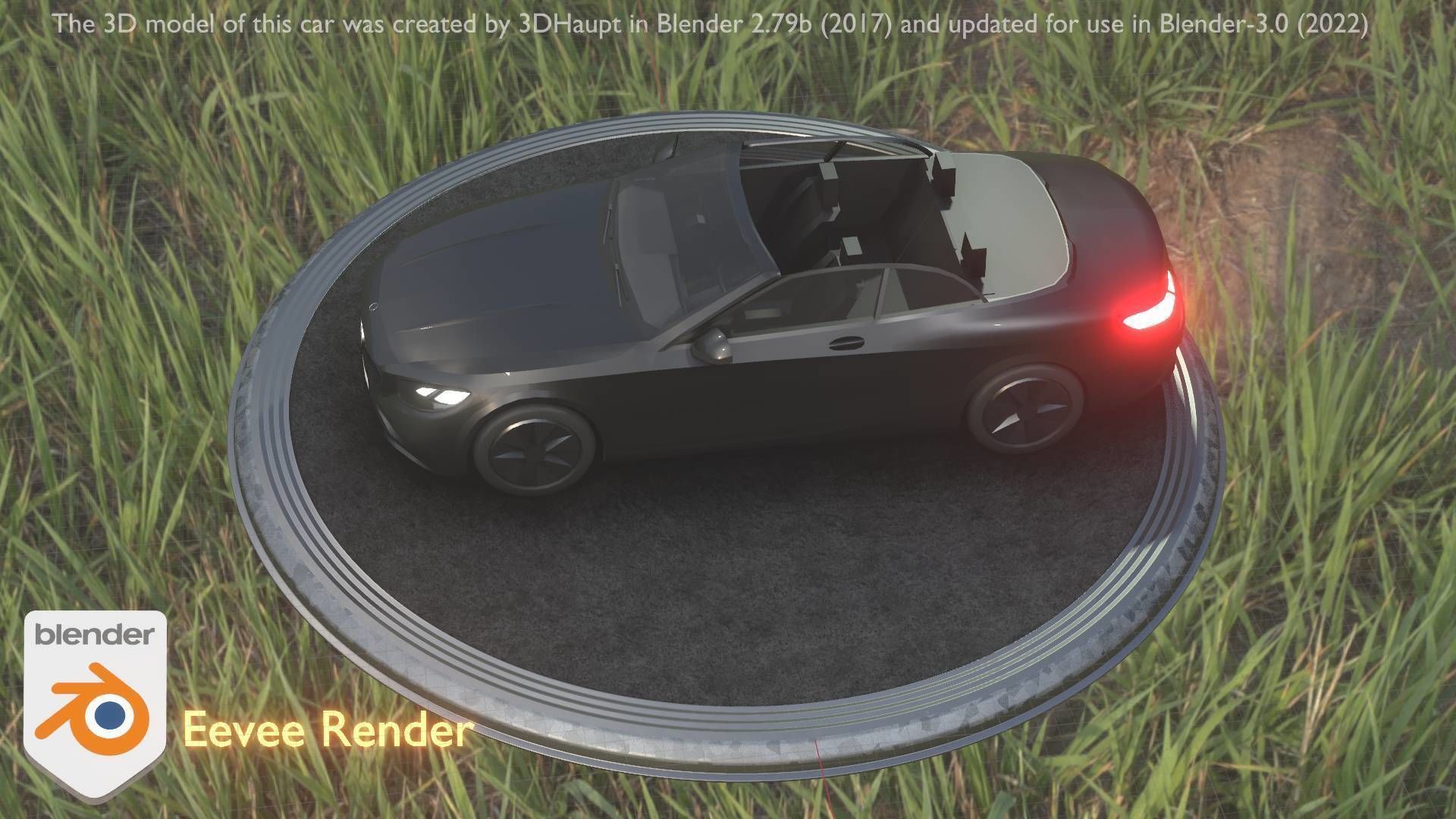 City Cars All Types A B C D E Black 3D Model Collection_74