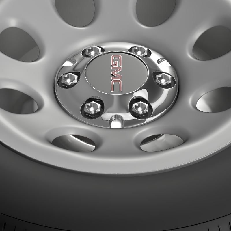GMC Yukon Police wheel 3D model_7