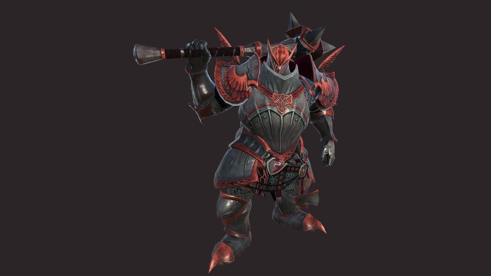 Battle Knights Low-poly 3D model_2