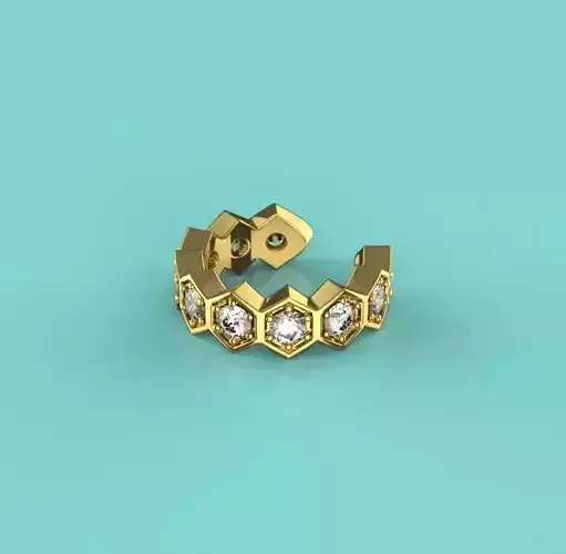 Ear Cuff Earrings 3D print model