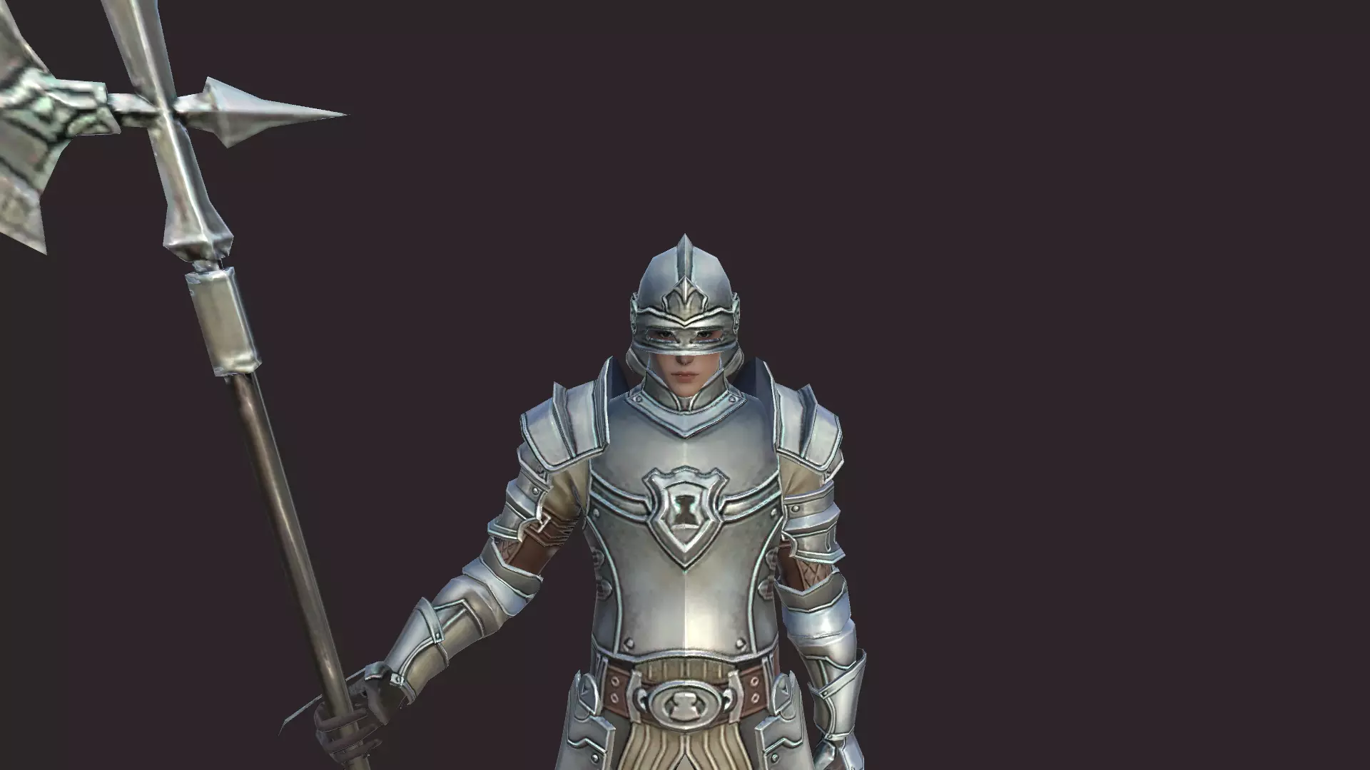 Male Guards Low-poly 3D model