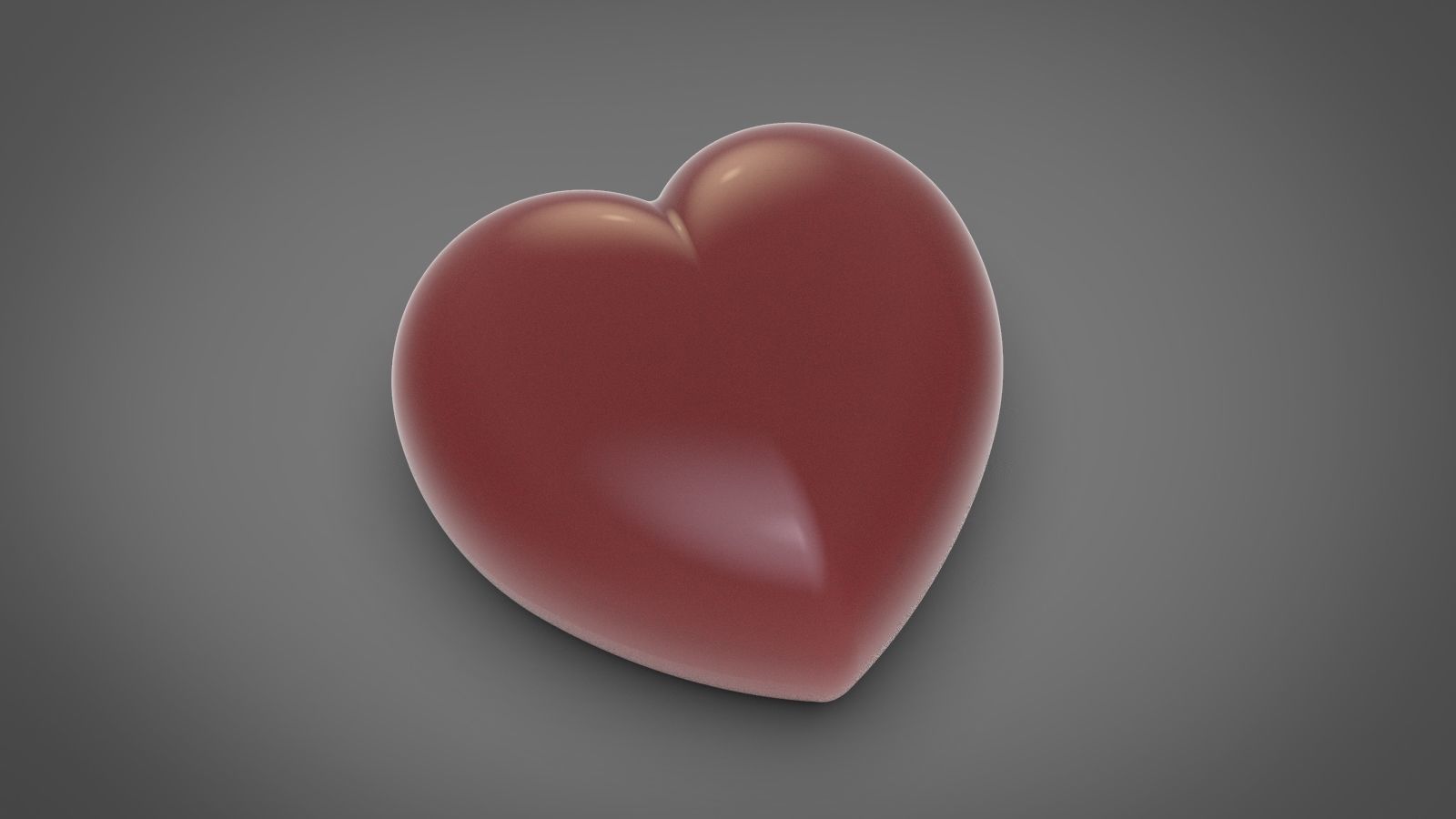 Heart candle  for silicone mold 3D print model_2