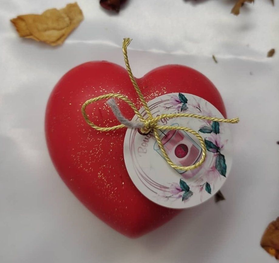 Heart candle  for silicone mold 3D print model_5