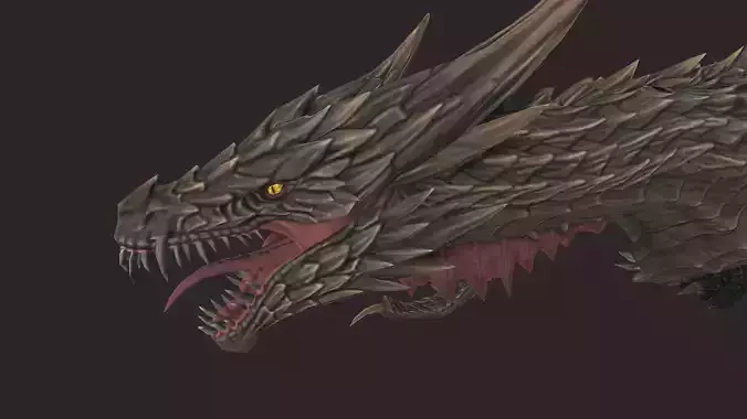 Dragon Low-poly 3D model