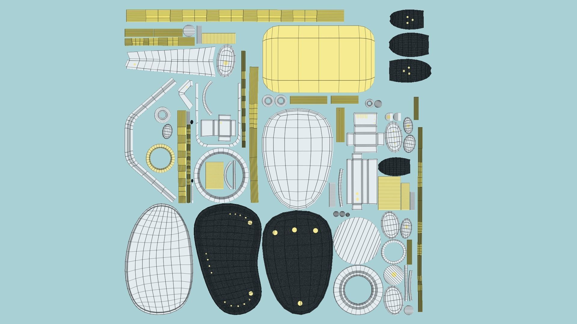 10 SciFi Glasses E Collection - Character Design Fashion _79